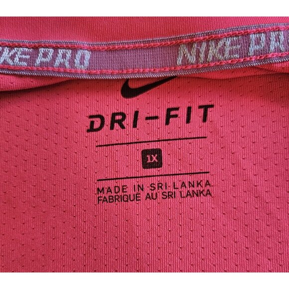 XL Men's Nike Pro Court Dri-Fit Advantage Tennis Shirt Pink - Picture 3 of 3
